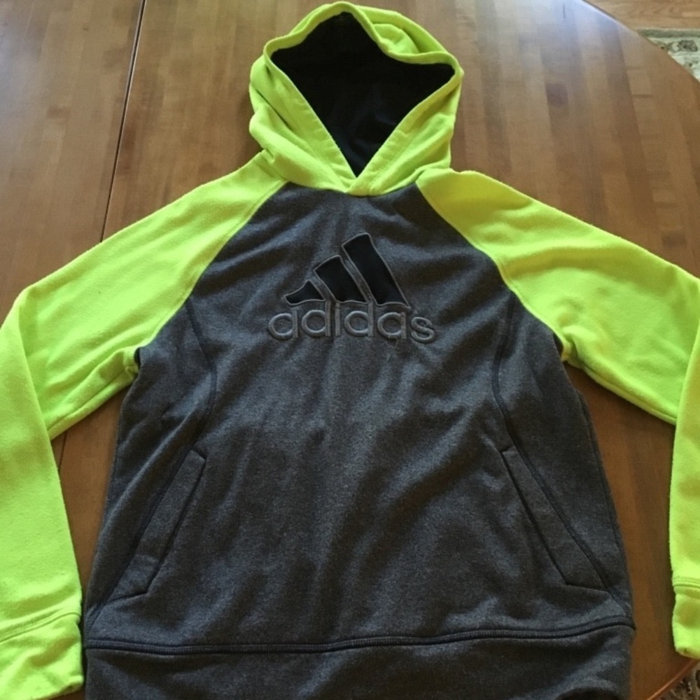 Neon Adidas Hoodie